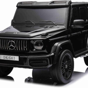 Masinuta electrica copii Mercedes G63, 2 locuri, 4×4, 800W, 24V 14Ah, MP4, neagra