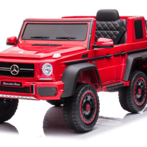 Masinuta electrica copii Mercedes G63 6×6, 210W, 12V 10Ah, echipare Premium, rosie
