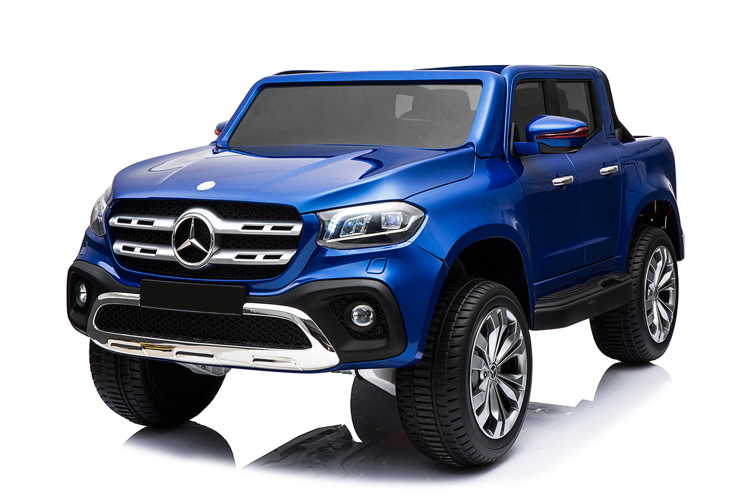Masinuta electrica pentru copii, Mercedes X-Class 4x4 180W 12V 14Ah PREMIUM Albastru