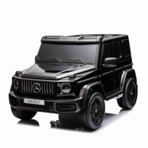 Masinuta electrica pentru 2 copii Mercedes G63, 4×4, 800W, 24V-14Ah, cu Mp3, neagra