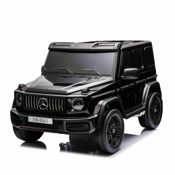 Masinuta electrica pentru 2 copii Mercedes G63, 4x4, 800W, 24V-14Ah, cu Mp3, neagra