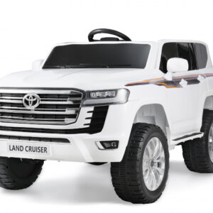 Masinuta electrica pentru 2 copii, Toyota Land Cruiser 140W 12V PREMIUM, alba