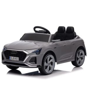 Masinuta electrica pentru copii, Audi SQ8, telecomanda control parental inclusa, 70W 12V, echipare standard, gri
