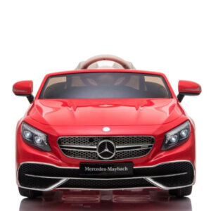 Masinuta electrica pentru copii, Mercedes S650 MAYBACH, putere 90W, baterie 12V, echipare Premium, rosie