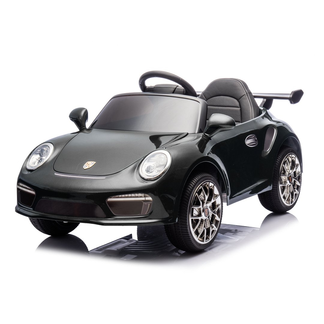 Masinuta electrica pentru copii 2-5 ani, RUF CTR 3 70W 12V, echipata premium, neagra