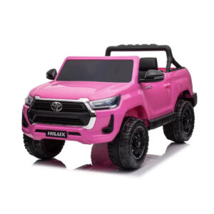 Masinuta electrica pentru fetite, Toyota Hilux 4×4 180W 12V 14Ah PREMIUM, culoare Barbie Pink