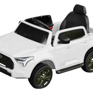 Masinuta electrica pentru copii, Toyota Tundra I-max Force, 12V 80W, echipata premium, alba