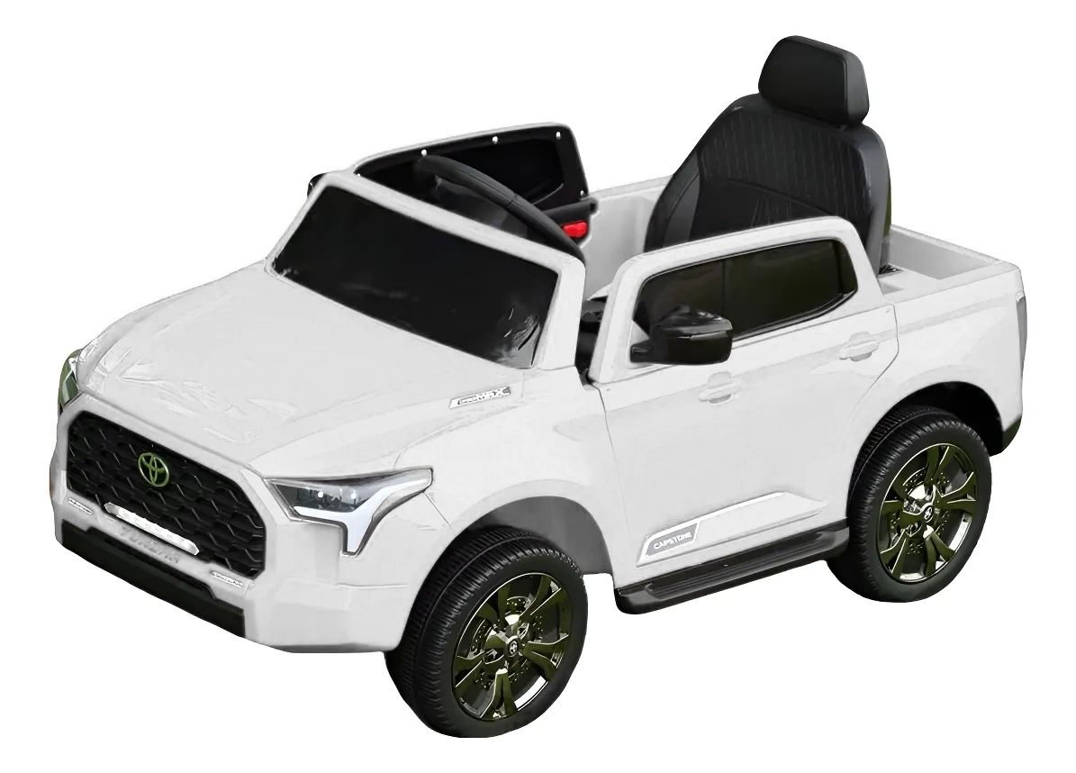 Masinuta electrica pentru copii, Toyota Tundra I-max Force, 12V 80W, echipata premium, alba