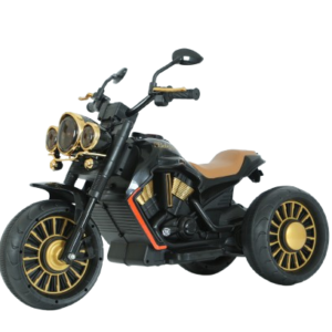 Motocicleta electrica cu 3 roti, Telecomanda, Kinderauto Jocker 70W premium, negru