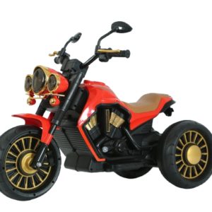 Motocicleta electrica cu 3 roti, Telecomanda, Kinderauto Jocker 70W premium, rosu