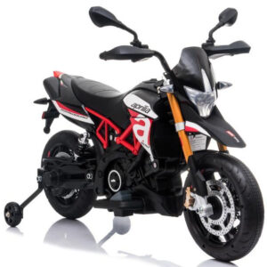 Motocicleta electrica APRILIA DORSODURO 900 60W 12V 7Ah, culoare Negru