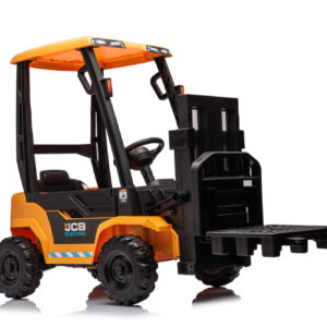Motostivuitor electric pentru copii, licenta JCB 70W, 12V, echipat STANDARD, galben