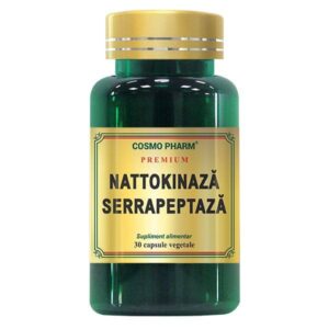 Nattokinaza Serrapeptaza, 30 capsule – Cosmo Pharm