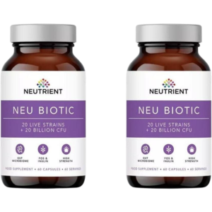 Pachet Neu Biotic Multi Strain Probiotic 20 Miliarde 60cps + 60cps