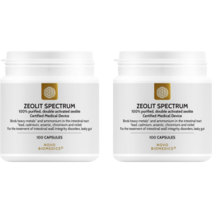 Pachet Zeolit Spectrum (Uz Intern) 100cps vegetale + 100cps vegetale