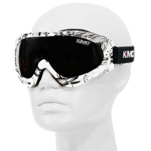 Ochelari de protectie Kimo Wear pentru copii,  culoare alb-negru