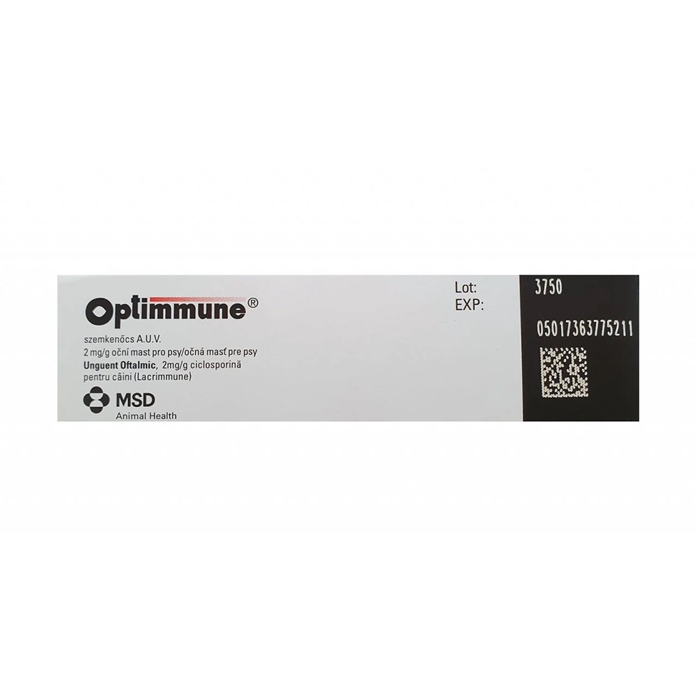 Optimmune Ophtalmic, 3.5 grame