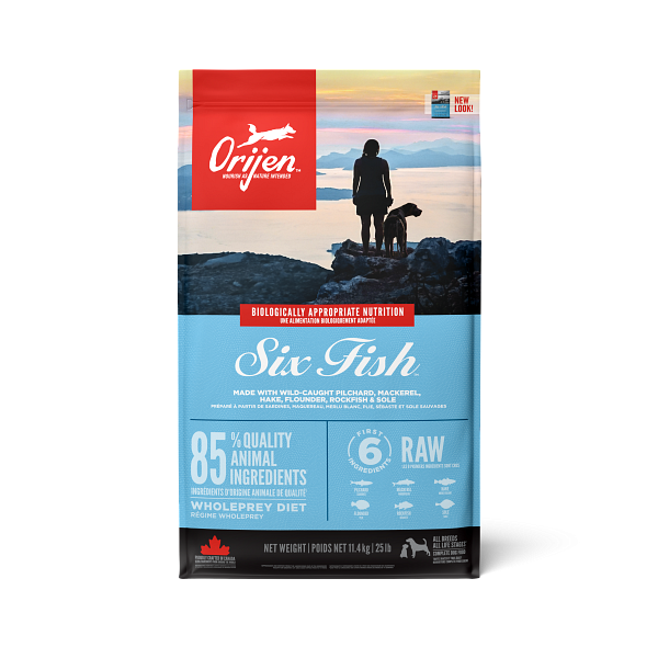 Orijen Dog 6 Fish, 11.4 kg