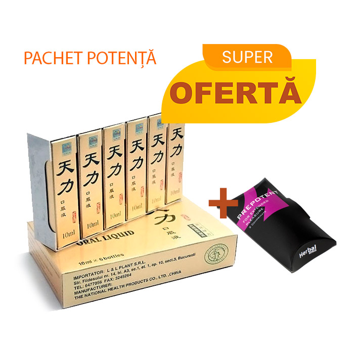 Pachet Potenta - Tianli Ultrapower Fiole+Prepotent