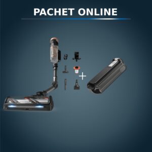 Pachet PROMO Aspirator vertical fara fir X-Force Flex 14.80 Animal RH9B74WO & Baterie Rowenta ZR009709
