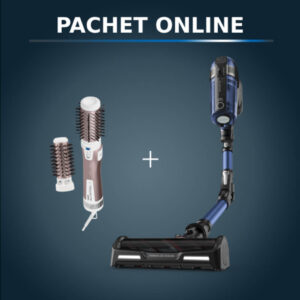 Pachet PROMO Aspirator vertical Rowenta X-Force Flex 12.60 Aqua RH98C0WO si Perie rotativa Rowenta Brush Activ’ Premium Care CF9540