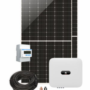 Pachet sistem fotovoltaic monofazat hibrid, 3.3 kW, 6x Panouri monocristaline Yingli 550 Wp, Invertor Huawei SUN 2000-3KTL-L, Contor electronic monofazat Huawei Smart Meter DTSU666-H, Acumulator Huawei Luna 5kW, Cablu si Conectori