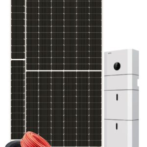 Pachet sistem fotovoltaic monofazat hibrid, 3.9 kW, 7x Panouri monocristaline Yingli 550 Wp, Invertor Kstar Blue-S-3680, Acumulator LFP (LiFePO4) Blue-Pack-5.1, Cablu si Conectori