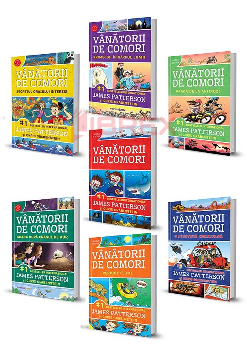 Pachet Vanatorii de comori. Set 7 volume