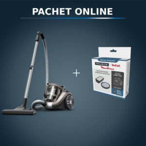 Pachet PROMO Aspirator fara sac Rowenta Compact Power XXL RO4B50EA & Kit de filtrare Rowenta ZR780000  compatibil RO48XX