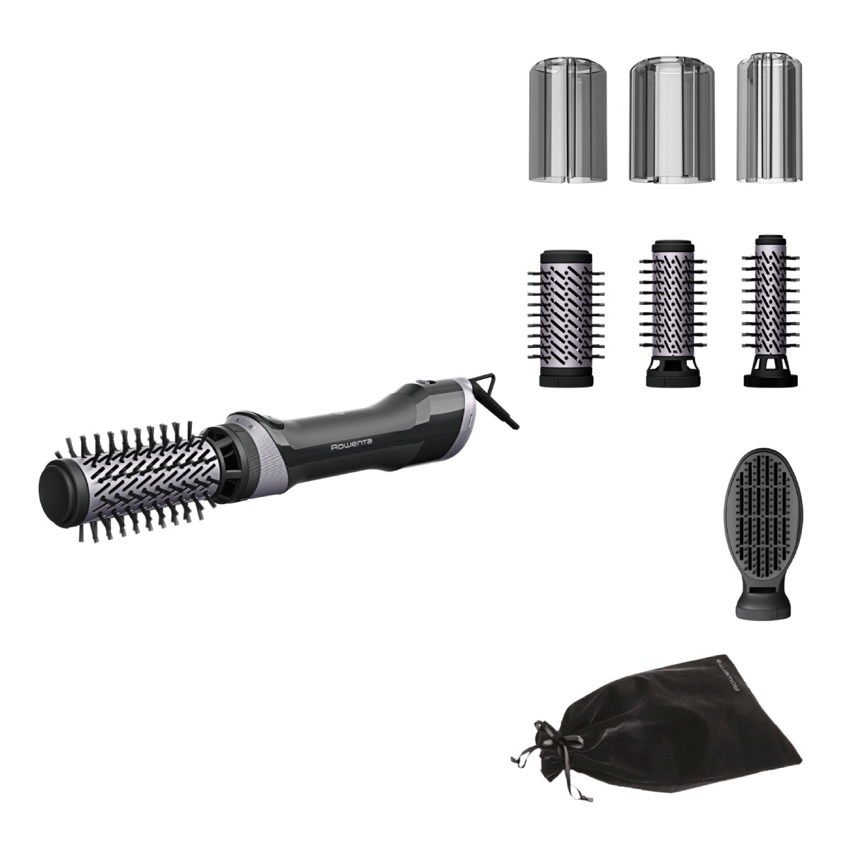 Perie rotativa cu aer cald Rowenta Brush Activ UB9534F0 1000W 2 trepte de viteza & temperatura 2 perii rotative 40/50mm 1 perie de 30 mm 1 perie