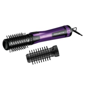 Perie rotativa cu aer cald Rowenta Brush Activ’ CF9525F0  1000W  2 perii rotative  2 trepte de temperatura si viteza  functie jet de aer rece  generat