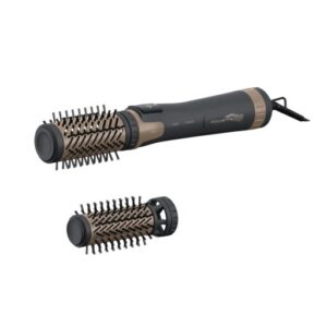 Perie rotativa Rowenta Brush Activ’ CF9528F0  1000 W  generator ioni  invelis ceramic  jet aer rece  negru & maro