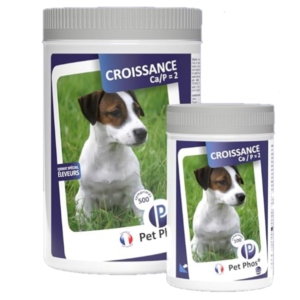 Pet Phos Vitamine Caine Croissance Ca/P=2 – ca-p-2-500-tbl
