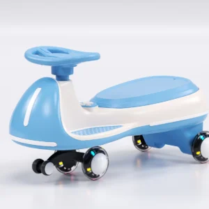 Placa electrica Kinderplay Wiggle CAR 360, pentru copii intre 3 si 7 ani, 12V 90W, albastra