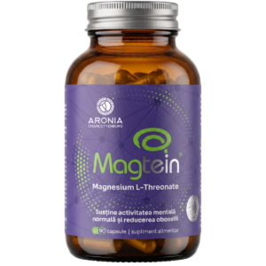 Magtein® Magnesium L-Threonate la 667 mg — 90 capsule cu magneziu patentat, pentru sănătatea creierului și susținerea funcțiilor cognitive