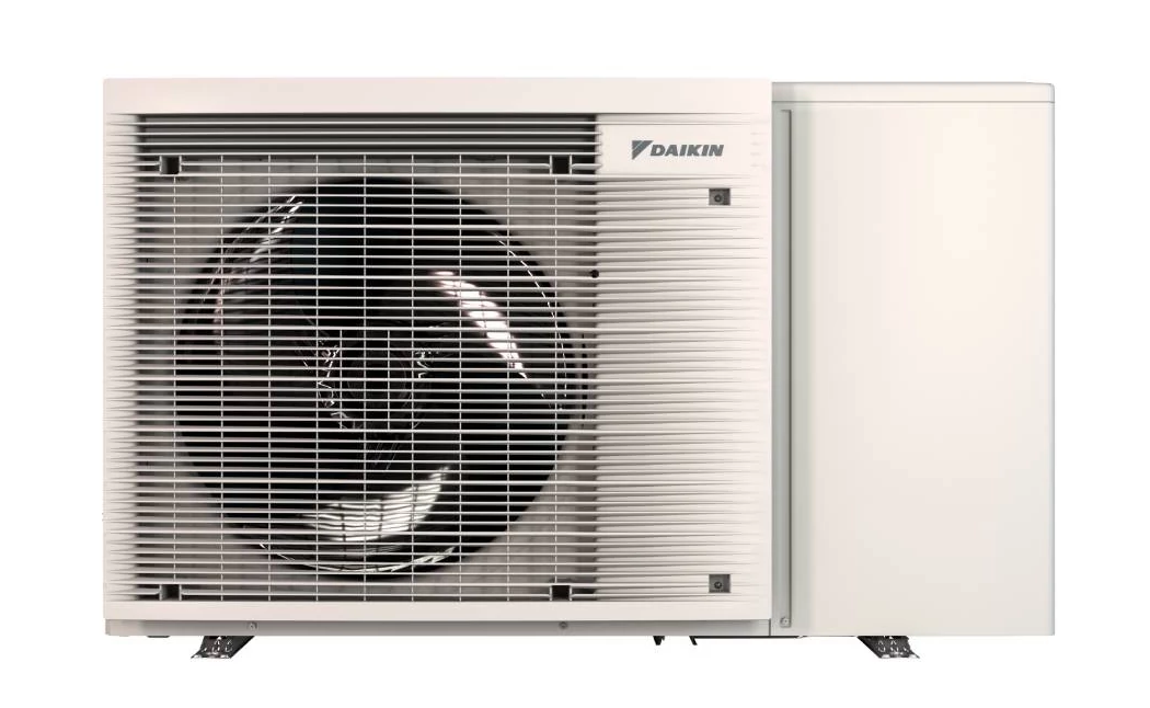 Pompa de caldura Aer-Apa, monobloc pentru incalzire, Daikin 6 kW Altherma 3 M EDLA06E3V3, cu incalzitor electric rezerva de 3 kW, MONOFAZAT