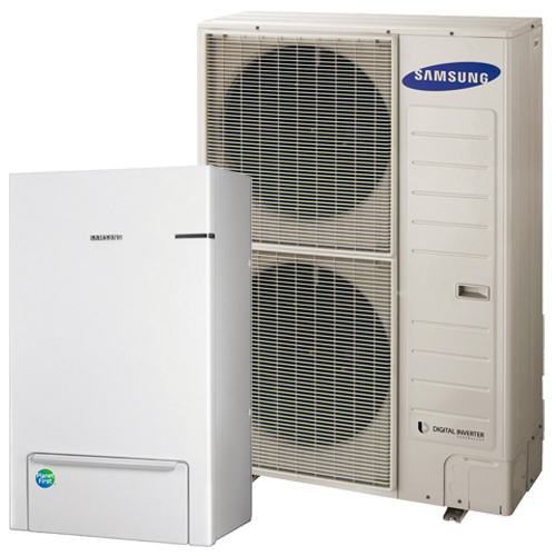 Pompa de caldura aer-apa Samsung 16 kW pentru incalzire si racire, split, monofazata, R410, clasa energetica A+++