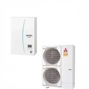 Pompa de caldura Hydrobox aer-apa Mitsubishi Electric Zubadan ERSE-YM9ED+PUHZ-SHW230YKA 23 kW-compact