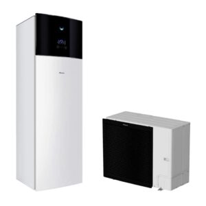 Pompa de caldura Aer-Apa, Daikin pentru incalzire si apa calda menajera, unitate interioara, Daikin Altherma 3 R F, 14 kW, EBVX16S23D9W cu rezervor de 230 L + unitatea exterioara, ERLA14DW1, Daikin, A3RF, 400V/16A, TRIFAZAT