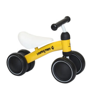 Premergator si bicicleta fara pedale, LoveLy Bike pentru copii 18-30 luni, roti EVA, galbena