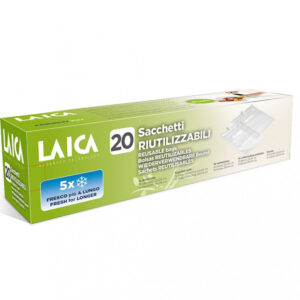 Pungi de vidat reutilizabile Laica VT3521, 20 bucati