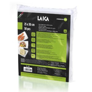 Pungi pentru vidat alimente, 25×30 cm, Laica VT3510, 50 pungi