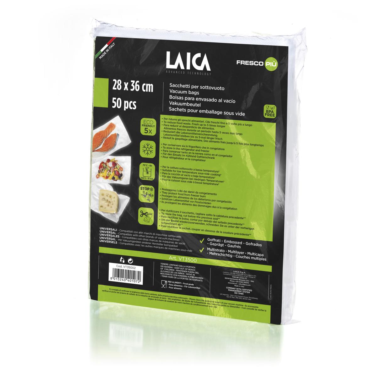 Pungi pt vidare alimente 28x36 cm, VT3500, 50 pungi
