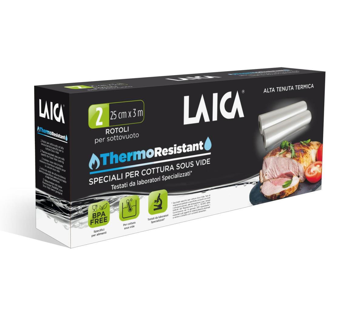 Role pentru Sous Vide Laica ThermoResistant TR2000, 25x300 cm.