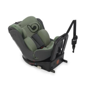 Scaun auto, Be Cool, Easy I-Size, Rotire 360 grade, 40 – 150 cm, 0 – 36 kg, Cu Isofix si Centura Top Tether, Conform cu standardul european de securitate ECE R129, Be Grass