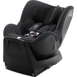  Scaun auto rotativ, 360º, Britax Römer, Cu baza inclusa, 0 luni – 4 ani, ISOFIX, DUALFIX PLUS, Midnight Grey