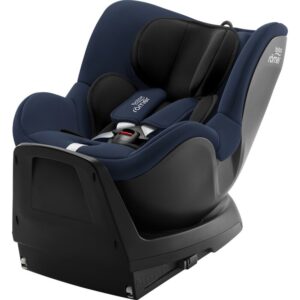 Scaun auto rotativ, 360º, Britax Römer, Cu baza inclusa, 0 luni – 4 ani, ISOFIX, DUALFIX PLUS, Night Blue