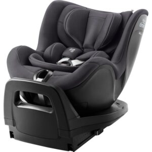 Scaun auto rotativ cu baza, Britax Römer, 0 luni – 4 ani, Isofix, DUALFIX PRO i-Size, Deep Grey