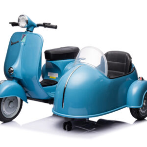Scuter electric cu atasament Piaggio VESPA 150 VL1T 110W 12V 10Ah, culoare albastra