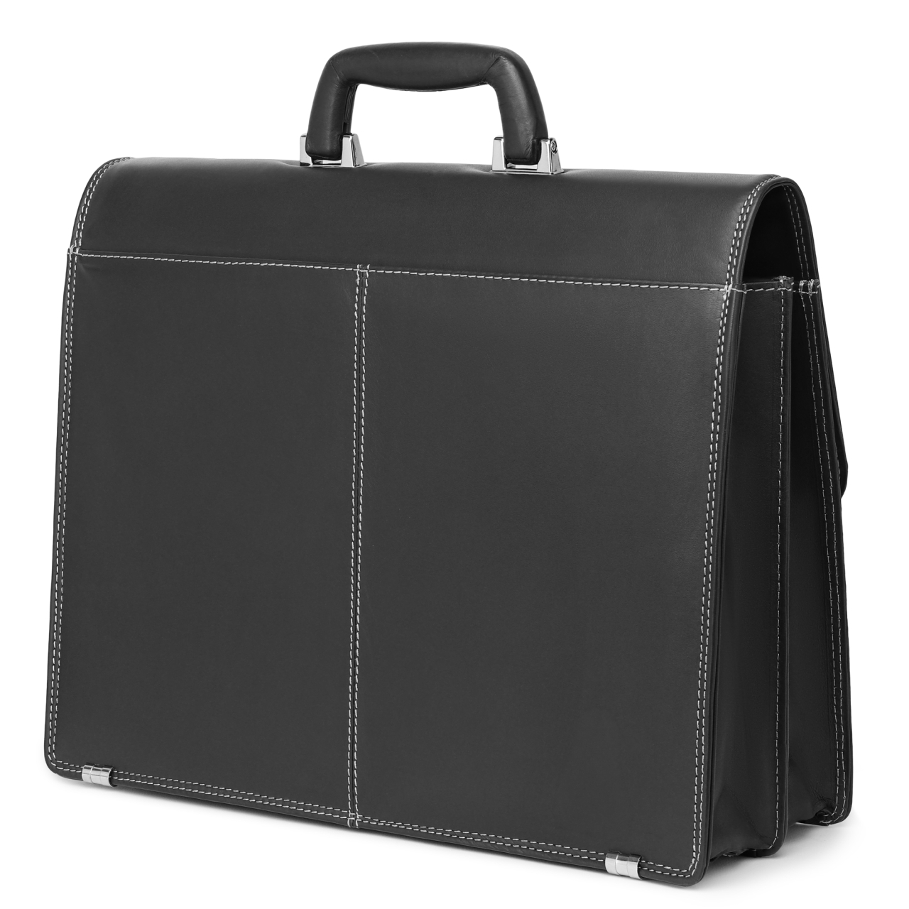 Servieta pentru barbati, Armando GT3874, piele naturala, Neagra - Image 3